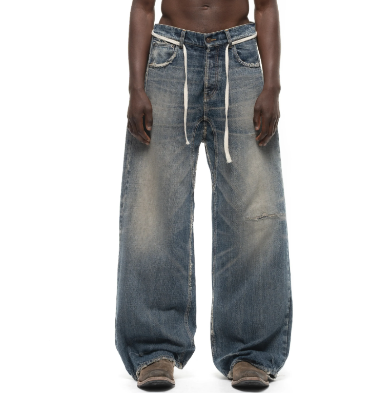 NoFaithStudios Lace Blue Denim
