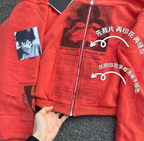 ERD Patchwork ZipUp Hoodie