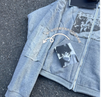 ERD Patchwork ZipUp Hoodie