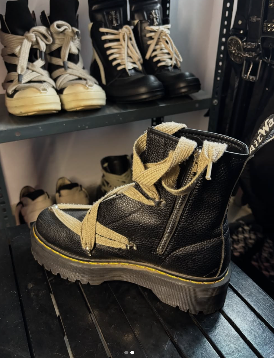 Dr. Martens × Rick Owens Edition Pentagram 1460 Boots