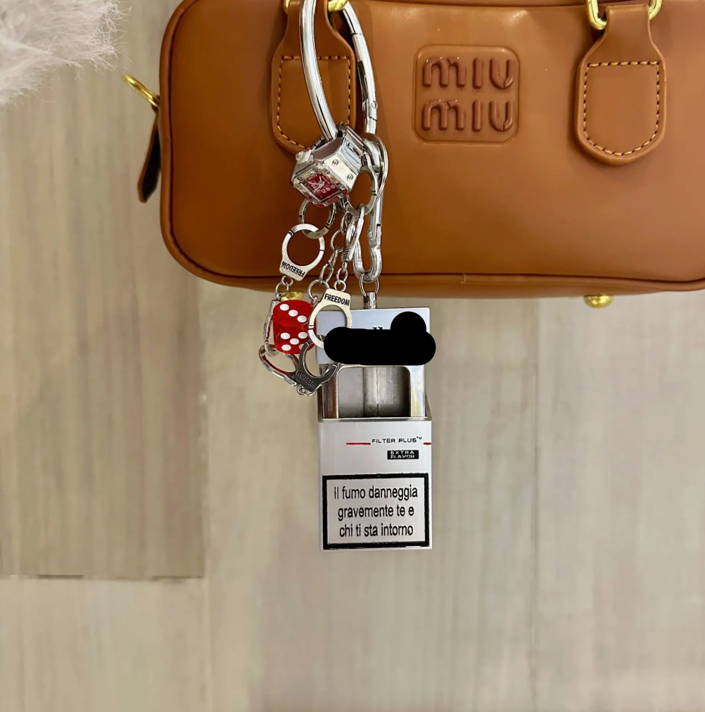 Cigarette Box Keychain