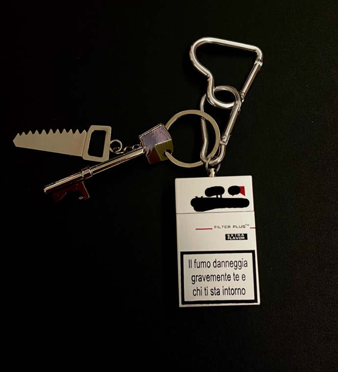 Cigarette Box Keychain