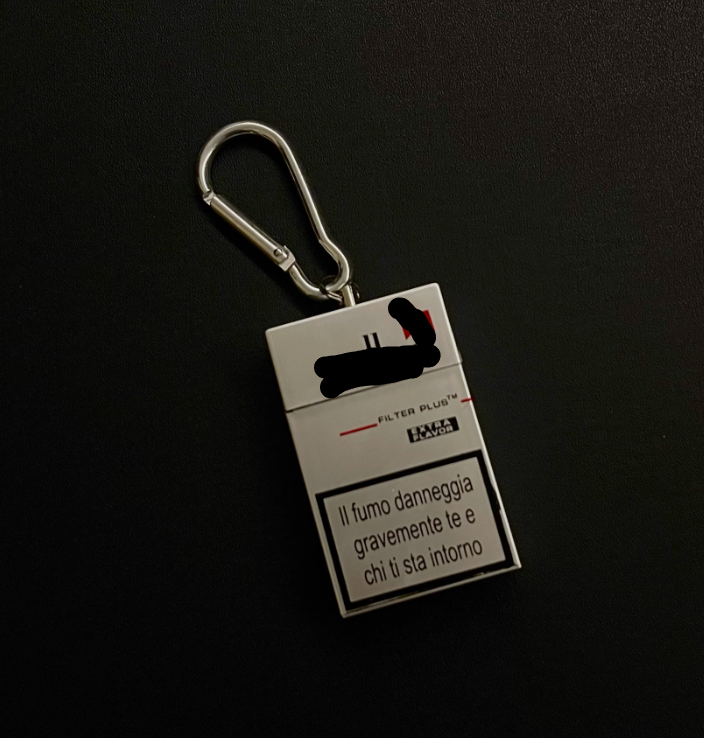 Cigarette Box Keychain