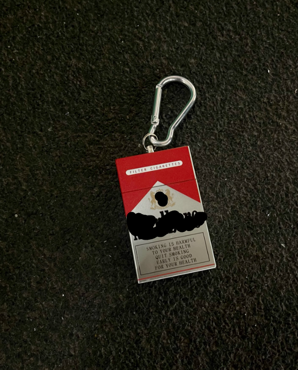 Cigarette Box Keychain