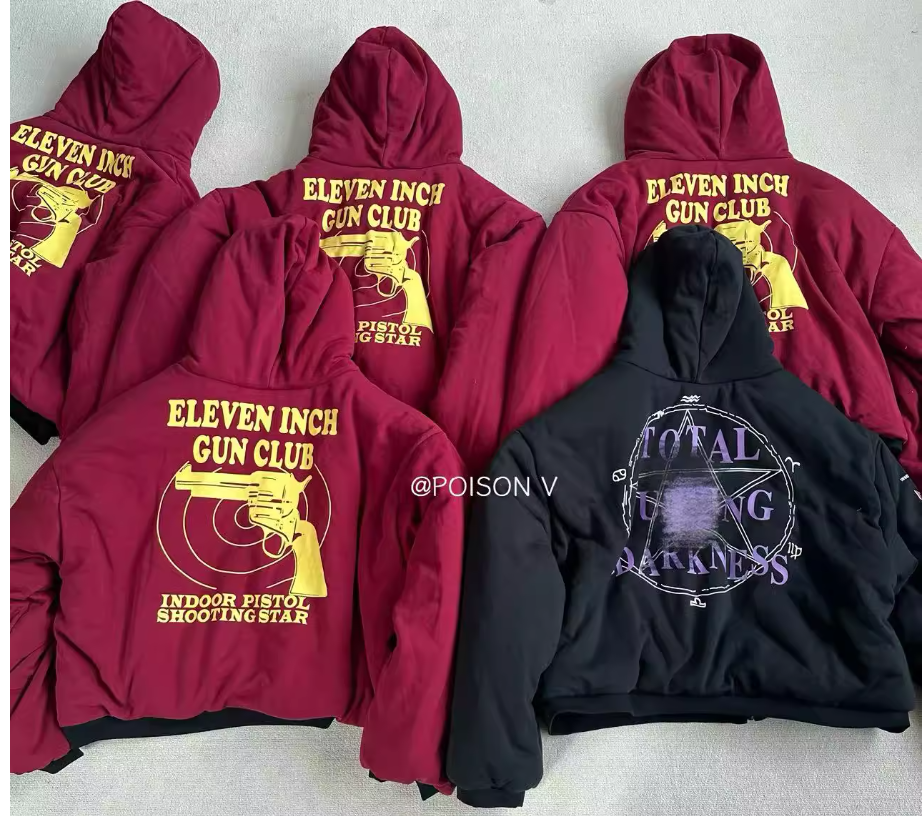 Vetements 11 inch Gun Club Reversible ZipUp