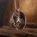 Y2K Skeleton Angel Neckchain