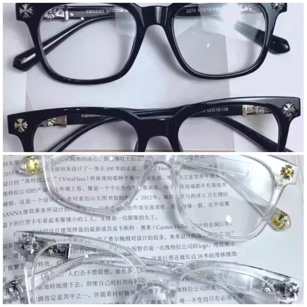 Chrome Hearts Cross Glasses