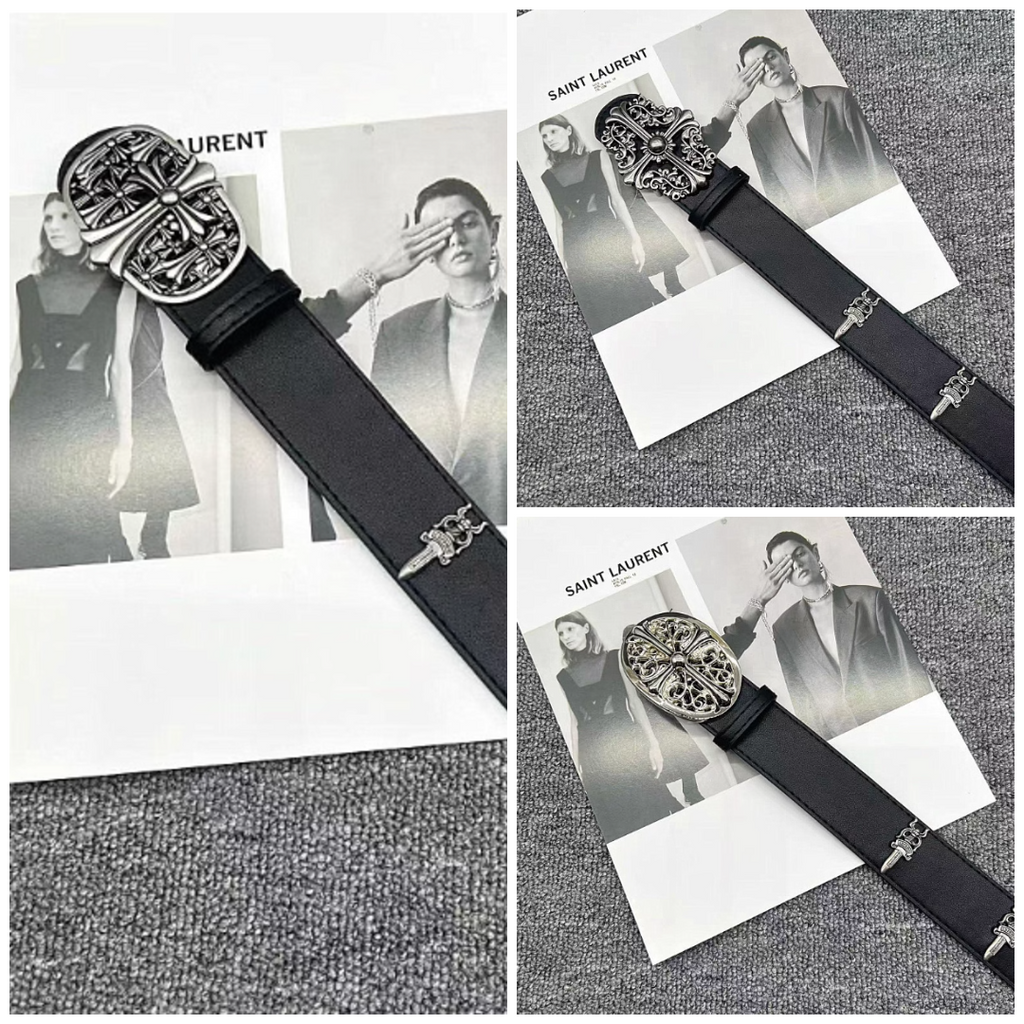 BUDGET Chrome Hearts Belt Dagger Embossed