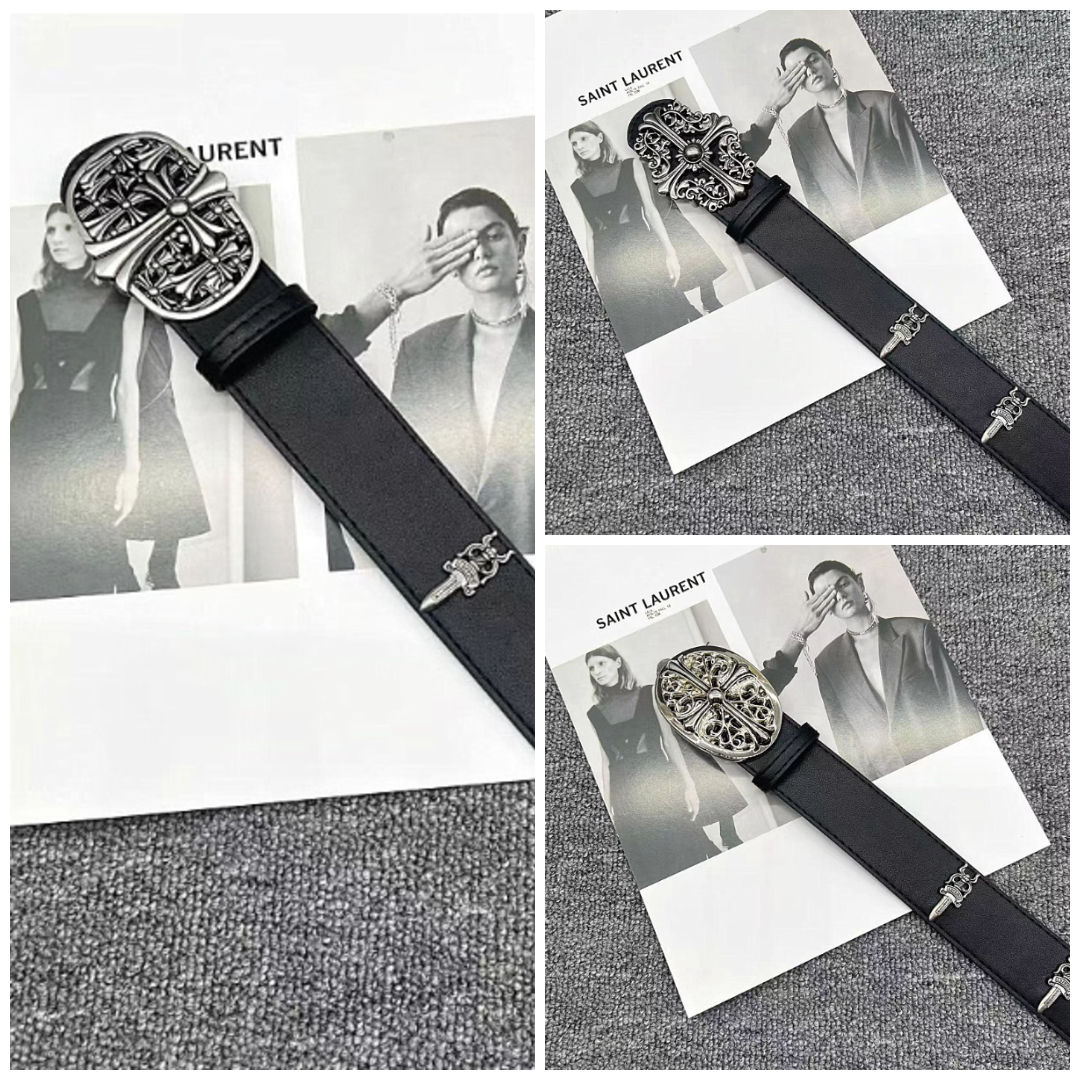 BUDGET Chrome Hearts Belt Dagger Embossed