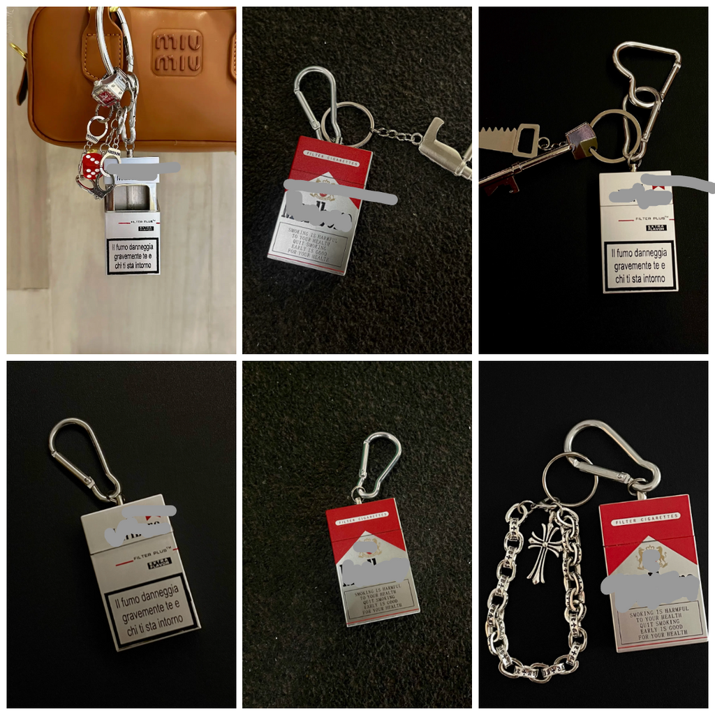 Cigarette Box Keychain